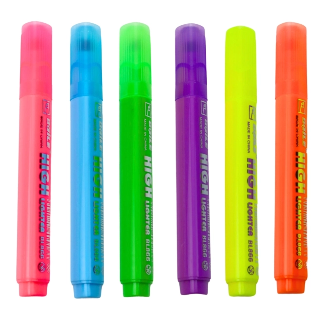 Ensemble de surligneurs néon 6 pcs