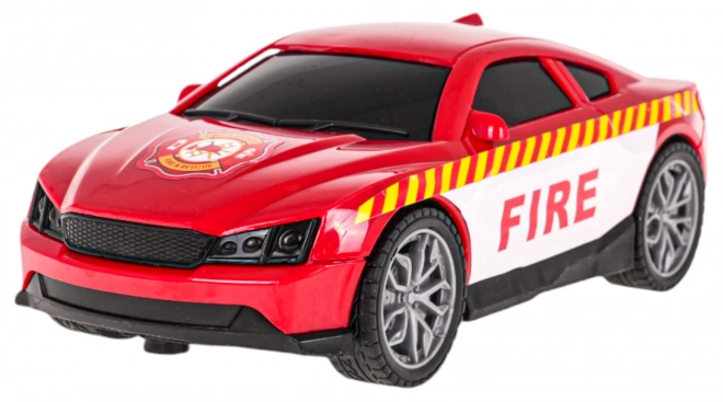Ensemble hélicoptère + camion de pompiers