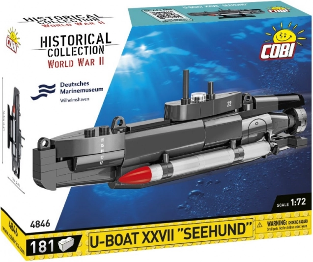 Maquette de sous-marin U-Boat Seehund (Type XXVII) 1:72