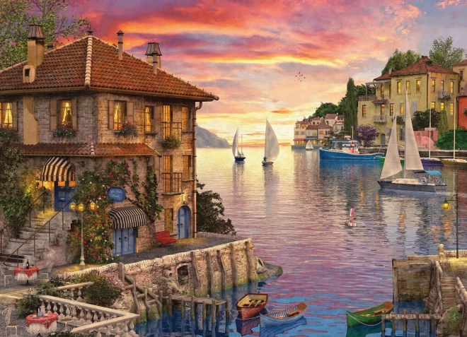 Puzzle EUROGRAPHICS Port méditerranéen 1000 pièces