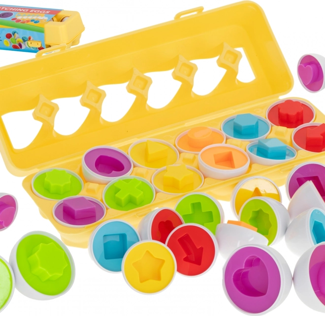 Puzzle éducatif œufs pour enfants - reconnaissance des formes
