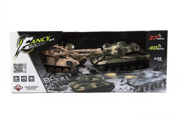Bataille de chars modèles RC avec pack rechargeable