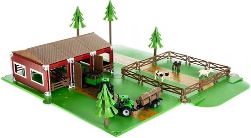 Woopie ferme avec des animaux et 2 tracteurs – jeu de construction 102 pièces