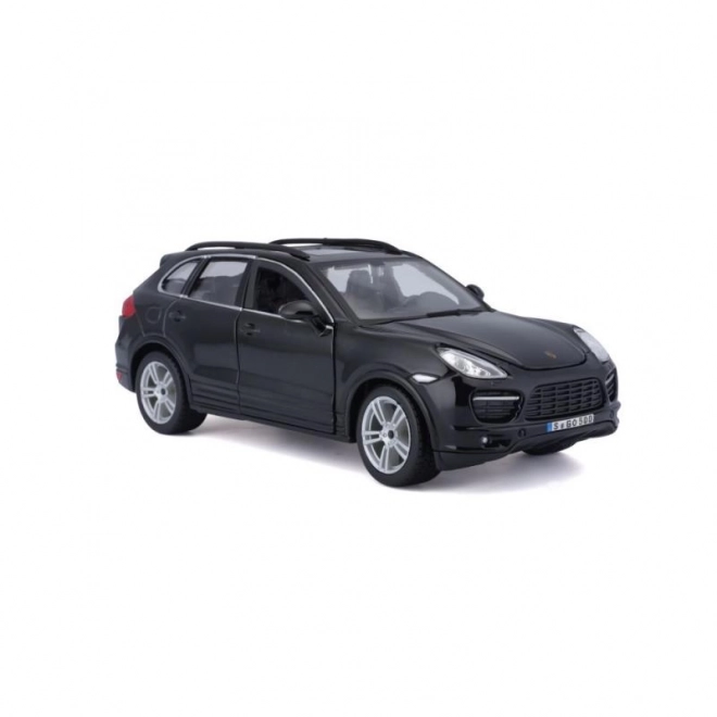 Modèle métallique Porsche Cayenne Turbo noir 1/24