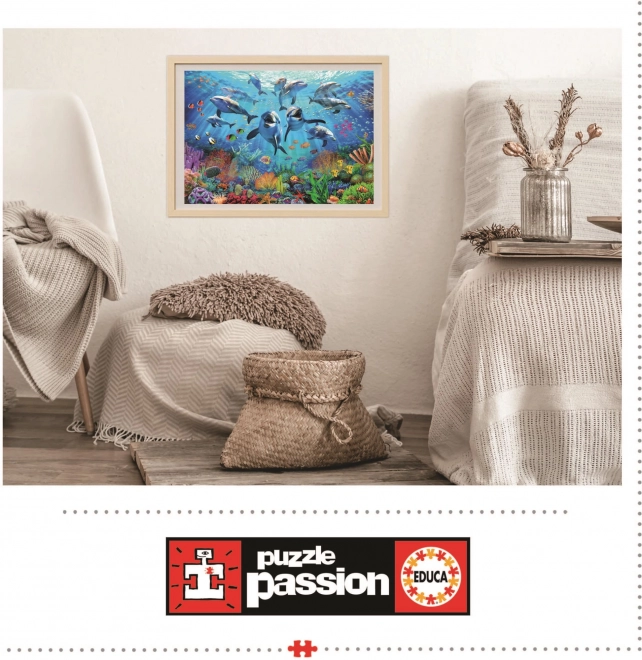 EDUCA Puzzle Plaisir sous-marin 500 pièces
