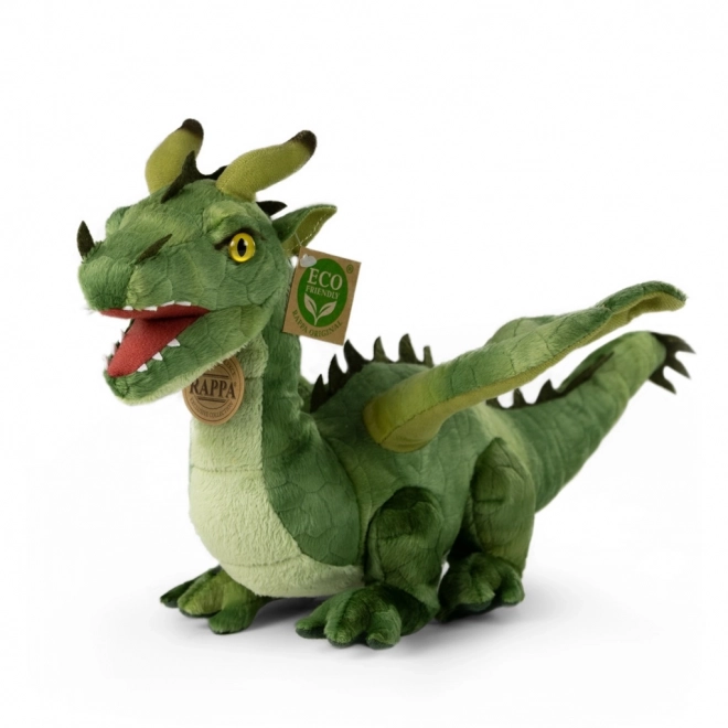 Rappa Peluche dragon vert 40 cm ÉCO-RESPONSABLE