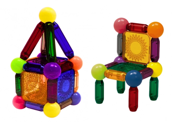 Ensemble de cubes magnétiques avec éclairage 32 pièces