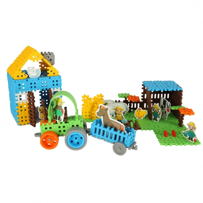Blocs de construction Mini Gaufre - Grande ferme ensemble blister