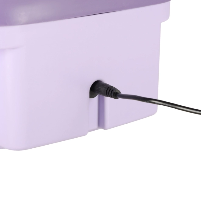 Lave-linge de voyage pliable 8L violet