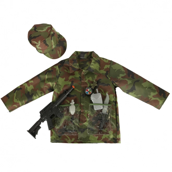 Costume de soldat pour le carnaval 3-8 ans
