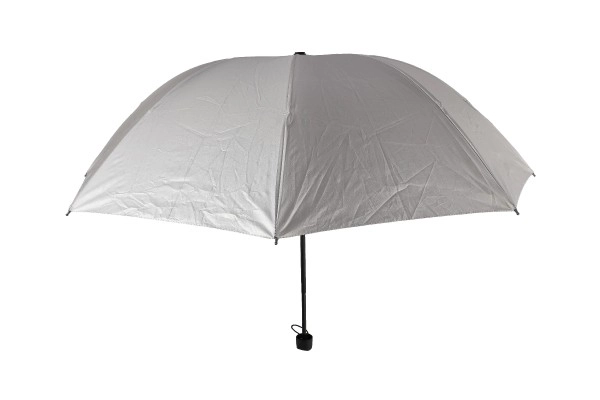 Parapluie ciel étoilé pliant 25cm tissu/métal pour adultes argenté en pochette