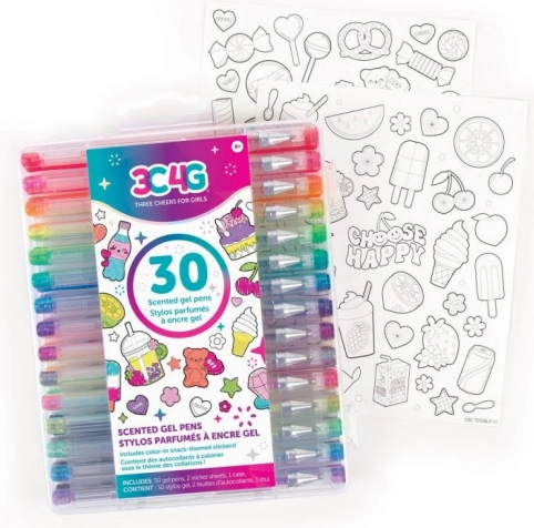 Stylos gel parfumés, 30 pcs