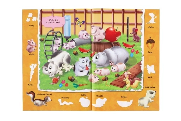 Livre Un monde coloré d'animaux avec des autocollants
