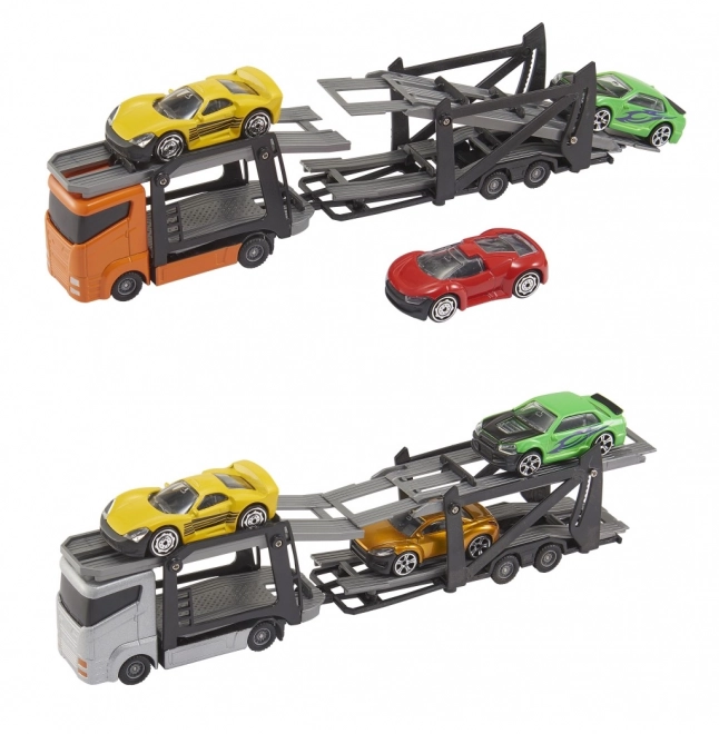 Camion de transport Teamsterz avec petites voitures