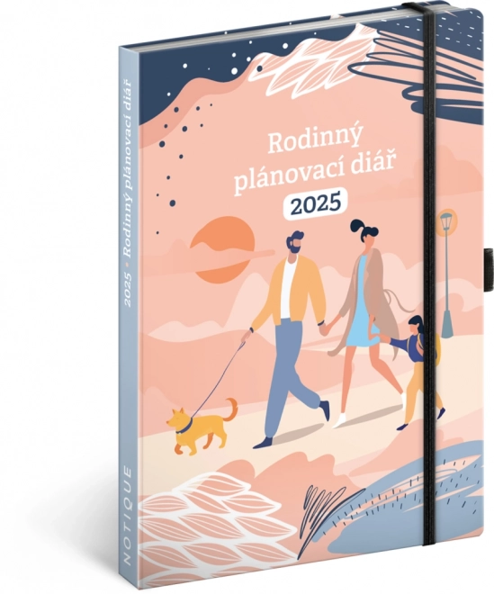 NOTIQUE Agenda Familiale – l'assistant de tous les parents 2025, 15 x 21 cm