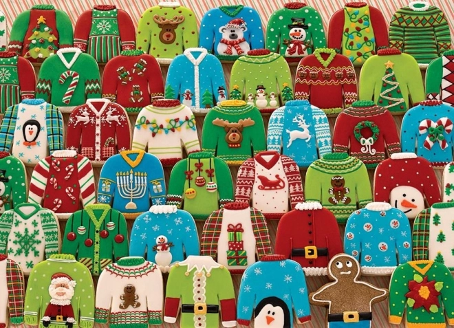 Puzzle COBBLE HILL Pulls de Noël moches 1000 pièces