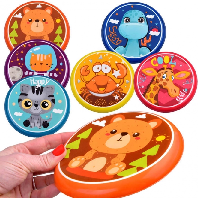 Disque volant coloré 16 cm - Jouet amusant à lancer