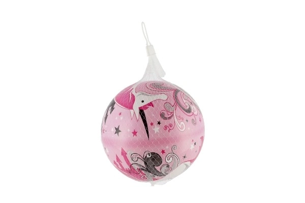 Balle gonflée licorne vinyle diamètre 22cm en filet