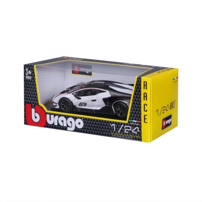 Bburago 1:24 Course Lamborghini Essenza SCV12 – Blanc