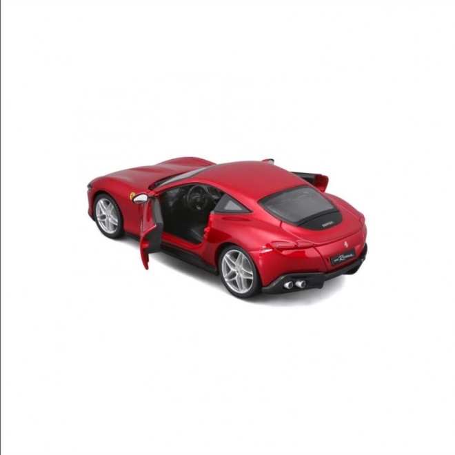 Petite voiture métallique Ferrari Roma en rouge