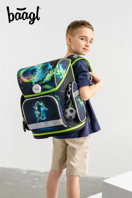 BAAGL 3 SET Ergo Footbal Joueur : cartable, trousse, sac