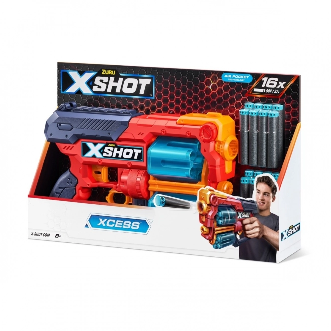 Lanceur X-Shot Excel Xcess (16 flèches) orange