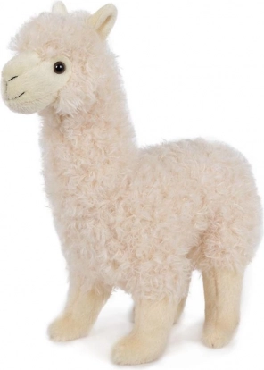 alpaga en peluche 30 cm blanche