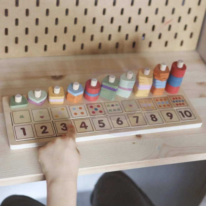 Compteur en bois et jouet de tri Montessori de PolarB
