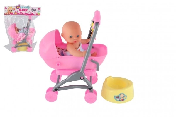 Ensemble de jeu Poussette avec bébé
