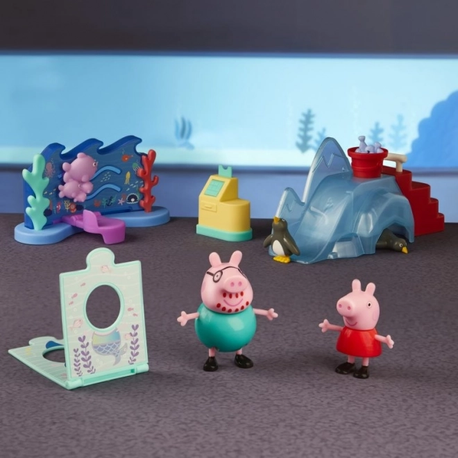 Ensemble de figurines Peppa Pig - Aventures à l'aquarium