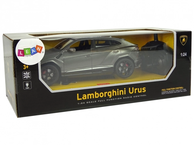 Voiture R/C 1:24 Lamborghini Urus Noir 2.4 G Lumières
