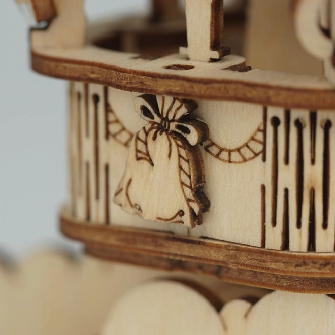 Ballon à air chaud - Modèle en bois 3D