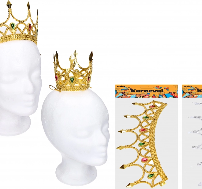 Couronne de carnaval en or/argent
