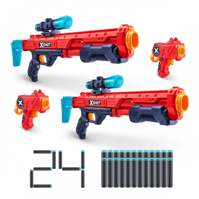 Ensemble de blasters X-Shot Excel Hawk Eye et Micro