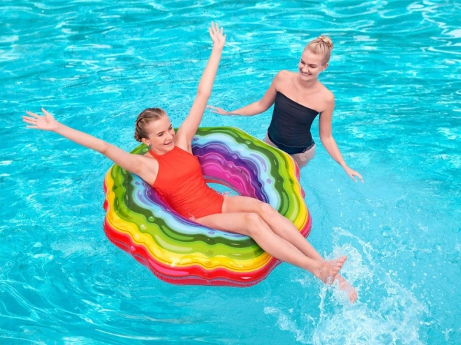 Bestway Bouée Gonflable Arc-en-ciel Gelée 115 cm