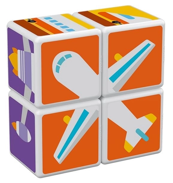 GEOMAG Cubes magnétiques Magicube Véhicules de transport