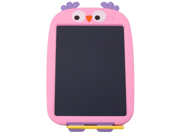 Tablette graphique pour dessin pour enfants rose avec motif d'oiseau