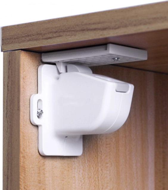 Fermeture magnétique pour armoires/tiroirs 4 pcs, blanc