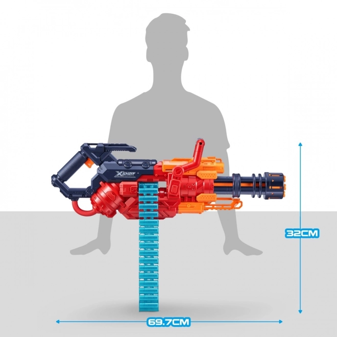Lanceur X-Shot Crusher avec 48 fléchettes en mousse
