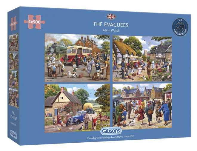 Puzzle Gibsons Évacuation 4x500 pièces