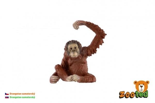 Orang-outan de Sumatra plastique zooted 8cm en sachet
