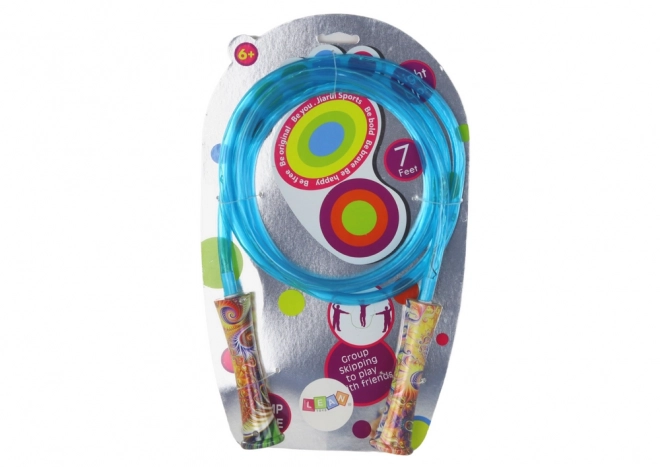 Ensemble sportif Corde à sauter lumineuse bleue 2,1M