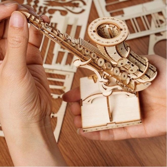 Saxophone - Kit de construction en bois 3D