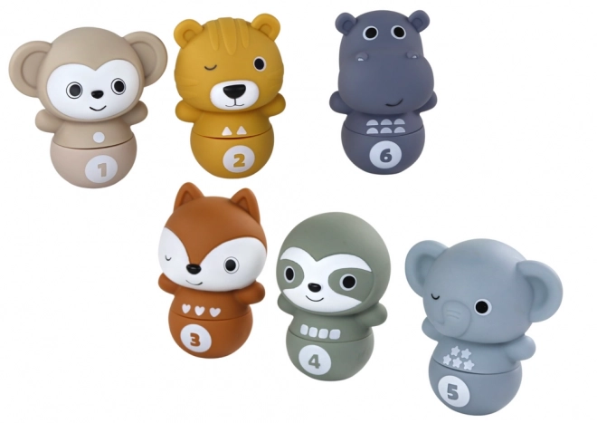 Animaux de bowling pour tout-petits Jeu de balle interactif