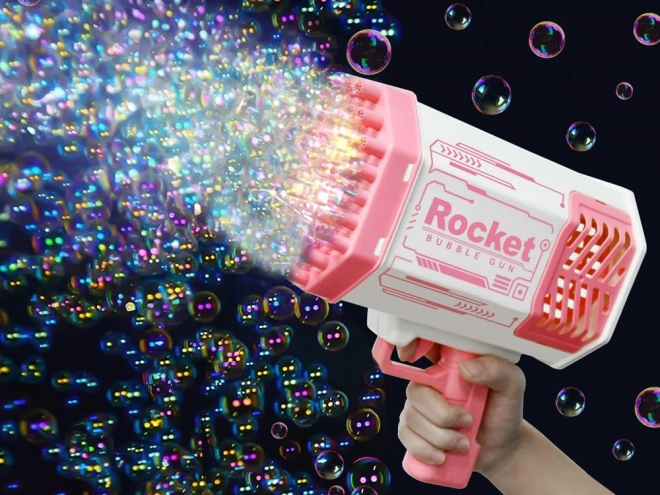 Pistolet à bulles avec lumière