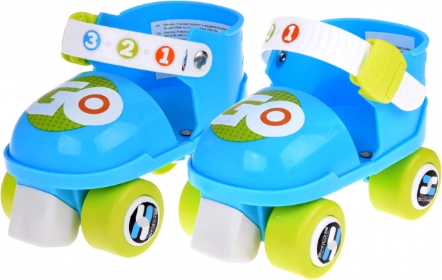 Patins à roulettes ajustables pour enfants avec protections