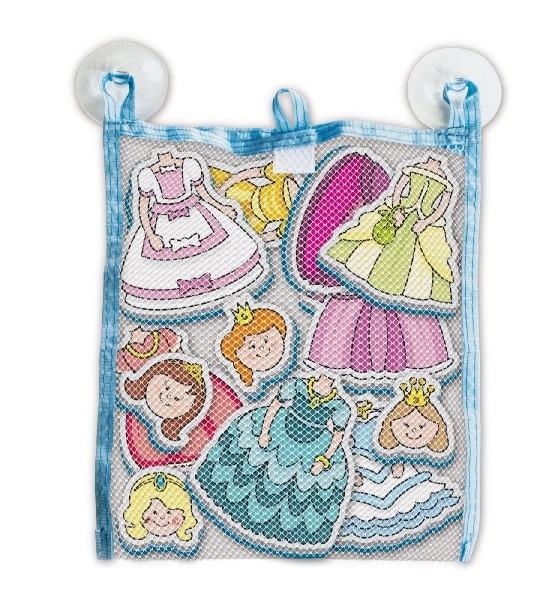 Stickers de bain - Mes premiers contes de fées Princesses ensemble en mousse avec filet