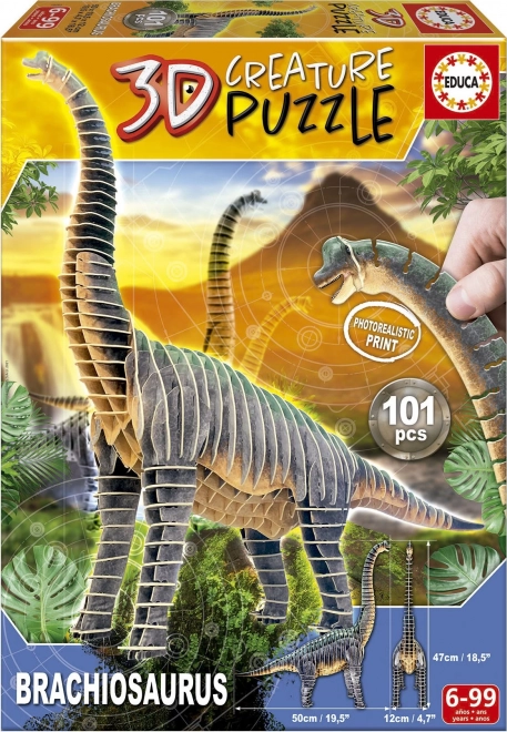 Puzzle 3D Brachiosaurus - 101 pièces