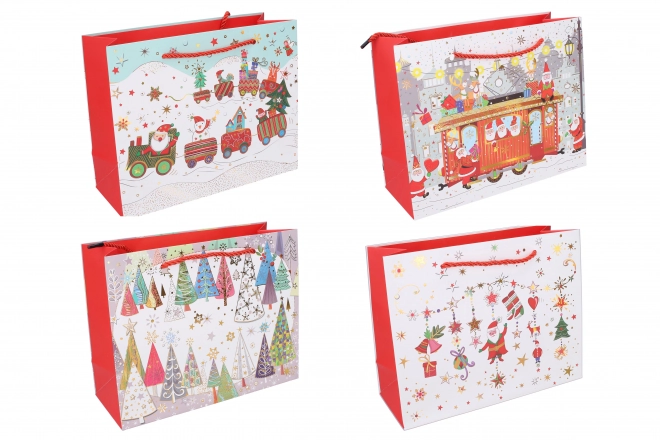 Sac cadeau S 24,5x19,5x9,5 cm NOËL
