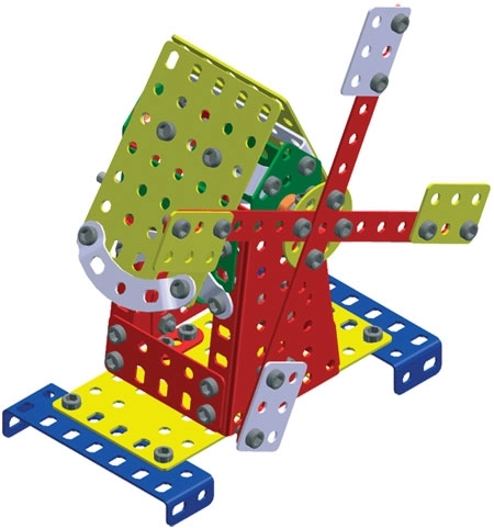 Jeu de construction Merkur Moulin - 10 modèles